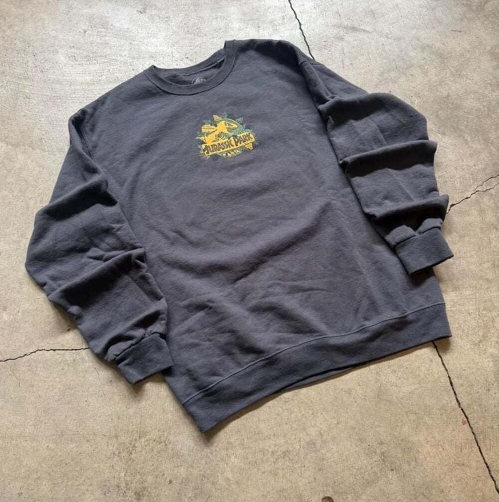Jurassic Park Graphic Print Crewneck Sweatshirt